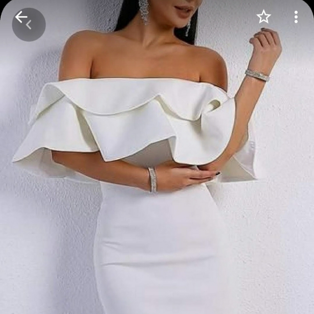 Elegant white dress